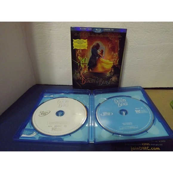 Disney Beauty And The Beast, The Jungle Book, Aladdin Blu Ray Dvd - Picture 3 of 7